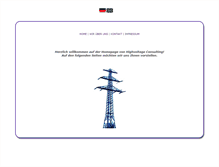 Tablet Screenshot of highvoltage-consulting.de